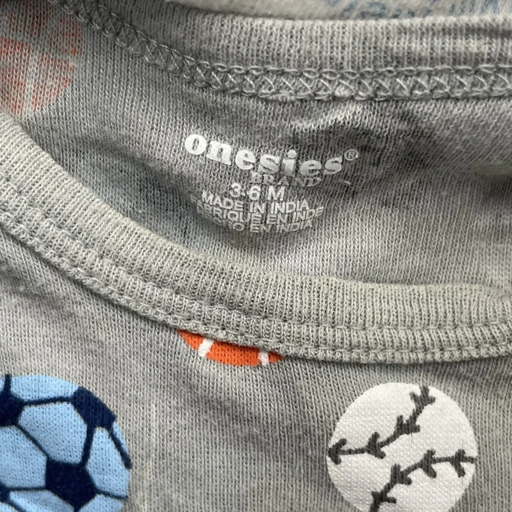 Carters Mix Brands One Piece  LOT (14) Baby Boys 3-6 M Mix‎ Brand Bodysuit Sleep